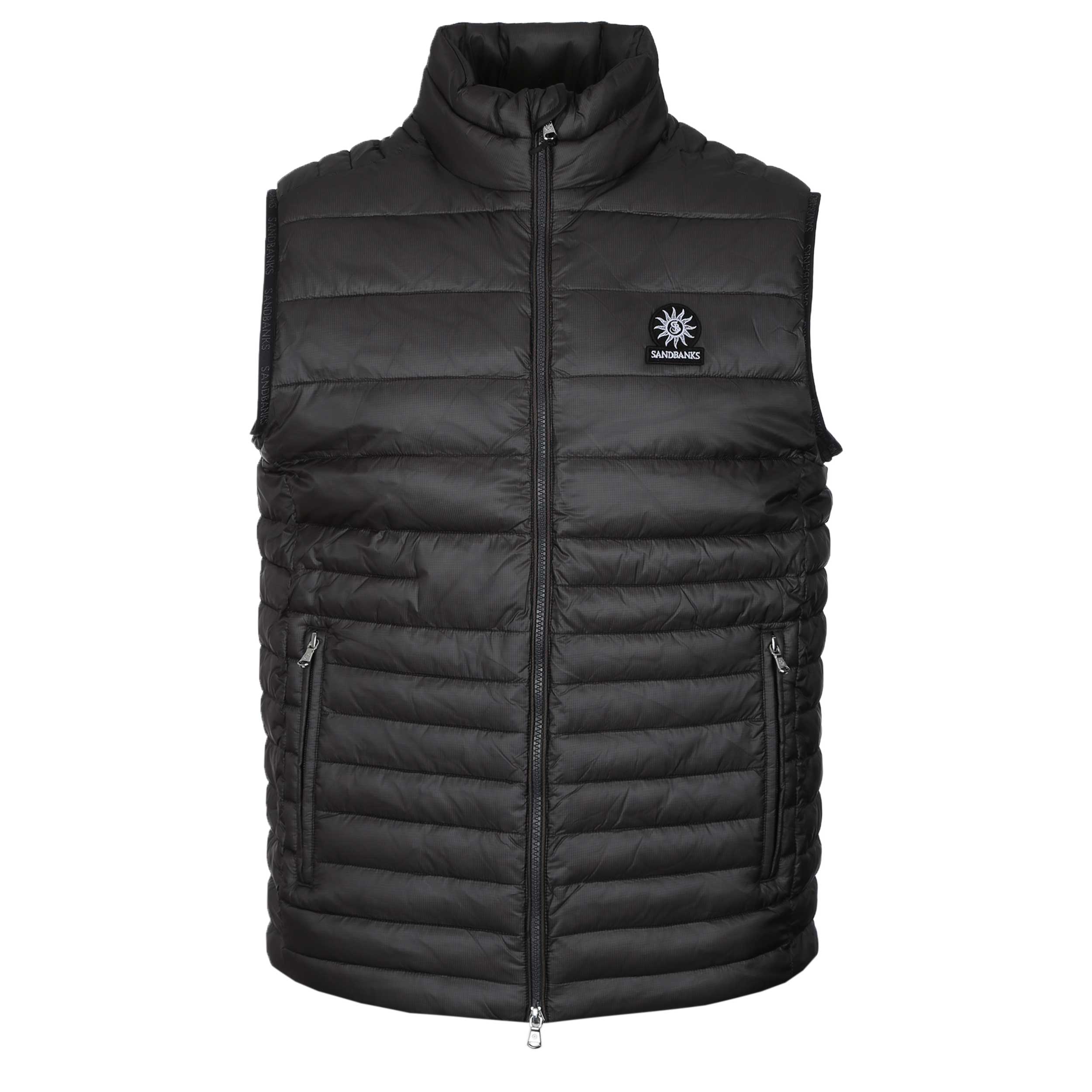 Sandbanks Ripstop Micro Puffer Gilet in Anthracite