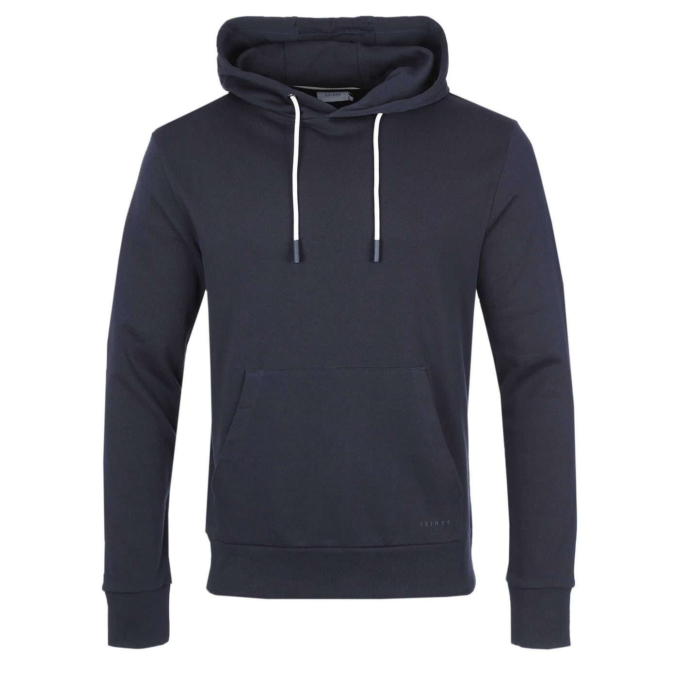 Seinse Hoodie Sweat Top in Navy