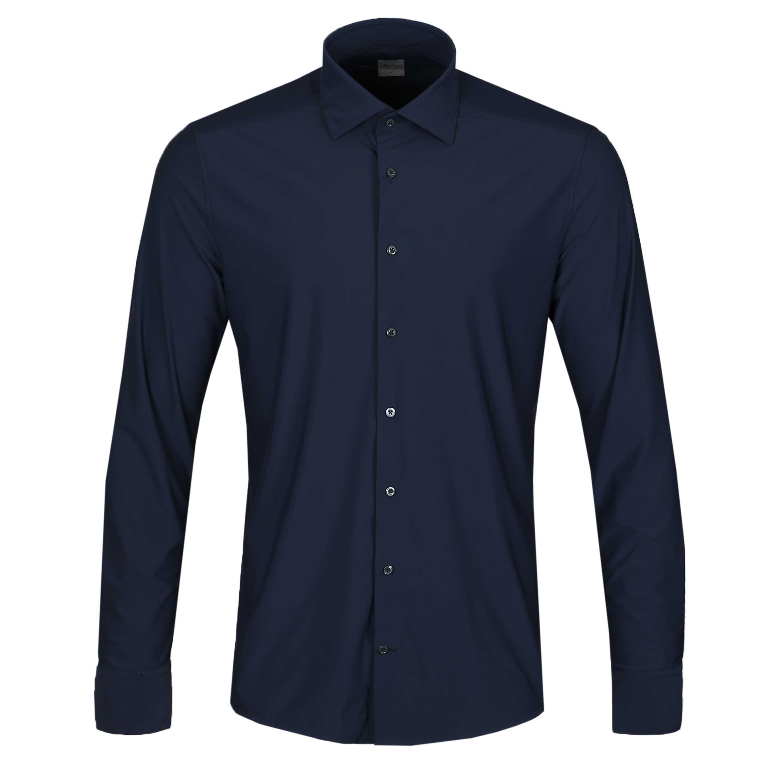 Stenstroms Active Stretch Shirt in Navy