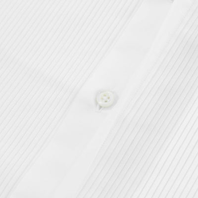 Stenstroms Slimline Dinner Shirt in White Button