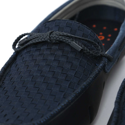 Swims Woven Driver Shoe in Navy Detail