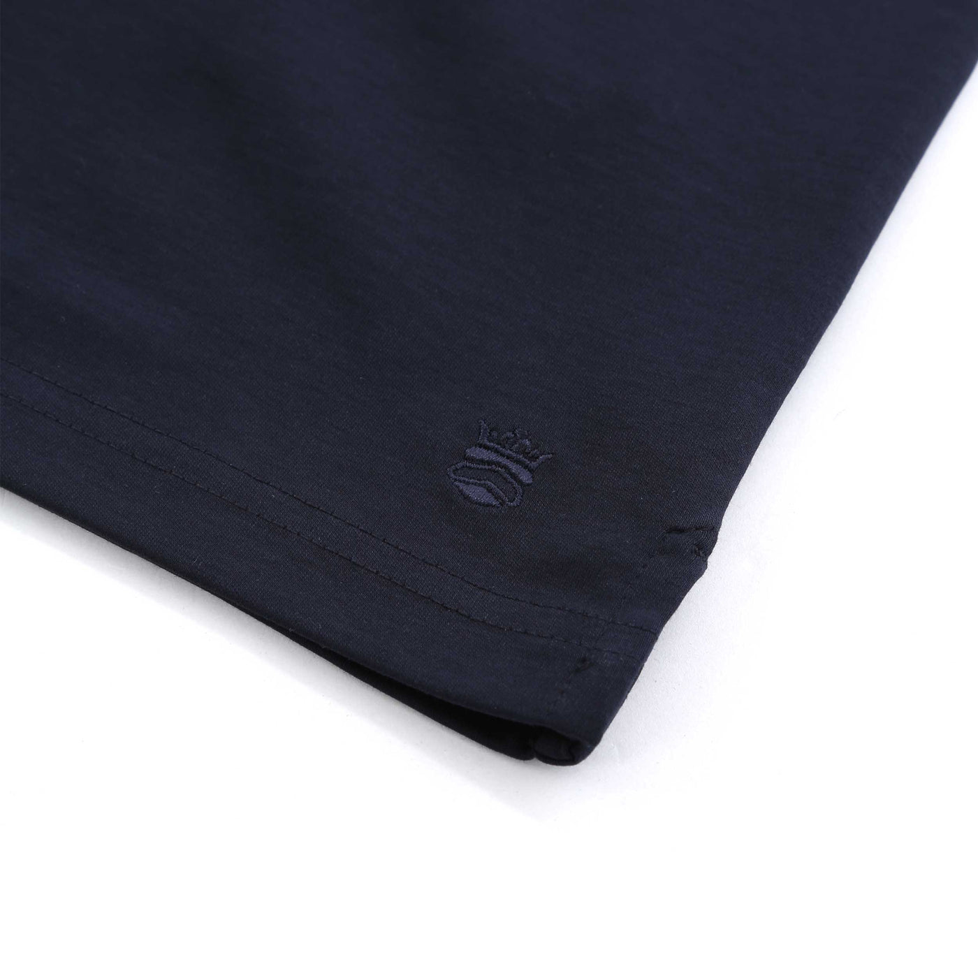 Thomas Maine 3 Button Lux Polo Shirt in Navy Logo