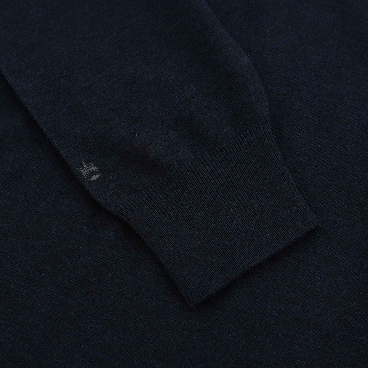 Thomas Maine 3 Button Knit Polo Shirt in Navy Logo