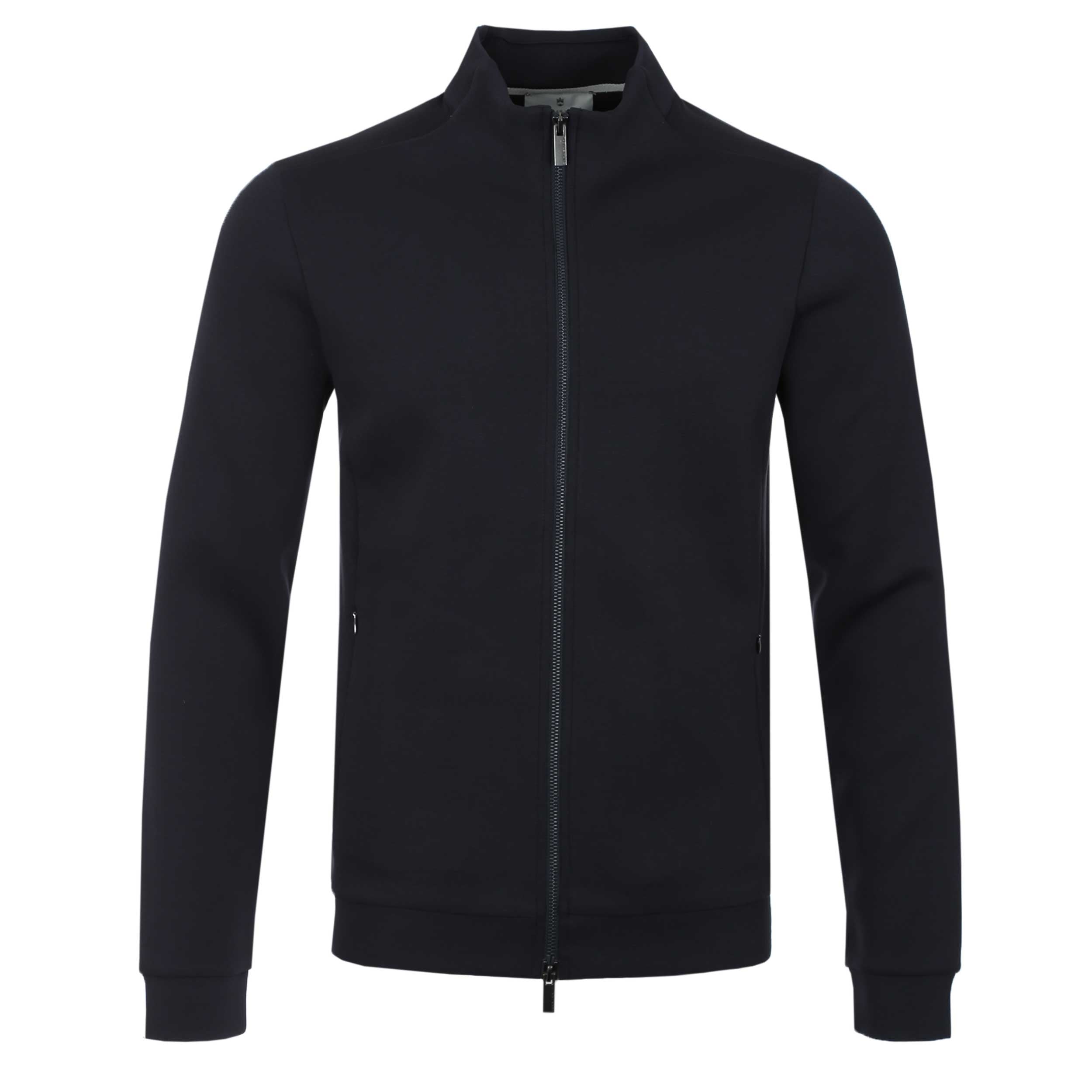 Thomas Maine Full Zip Sweatshirt in Navy