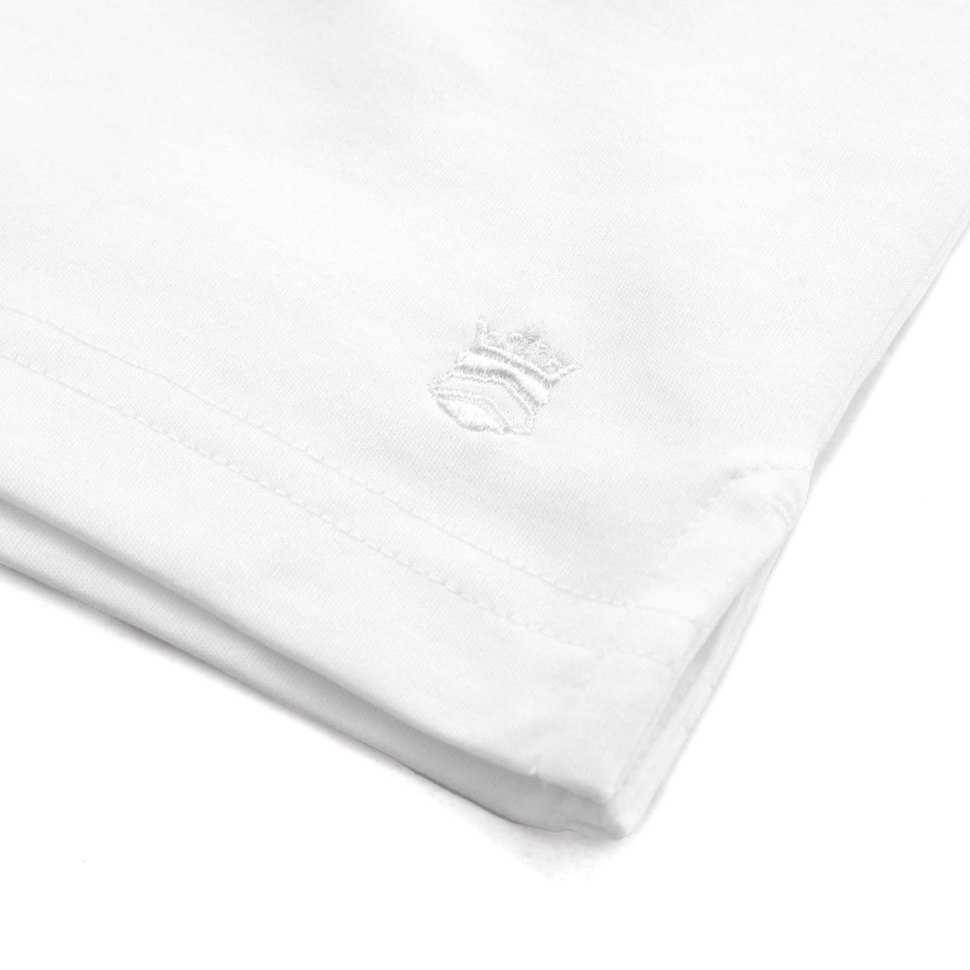 Thomas Maine Liquid Cotton Lux T-Shirt in White Logo