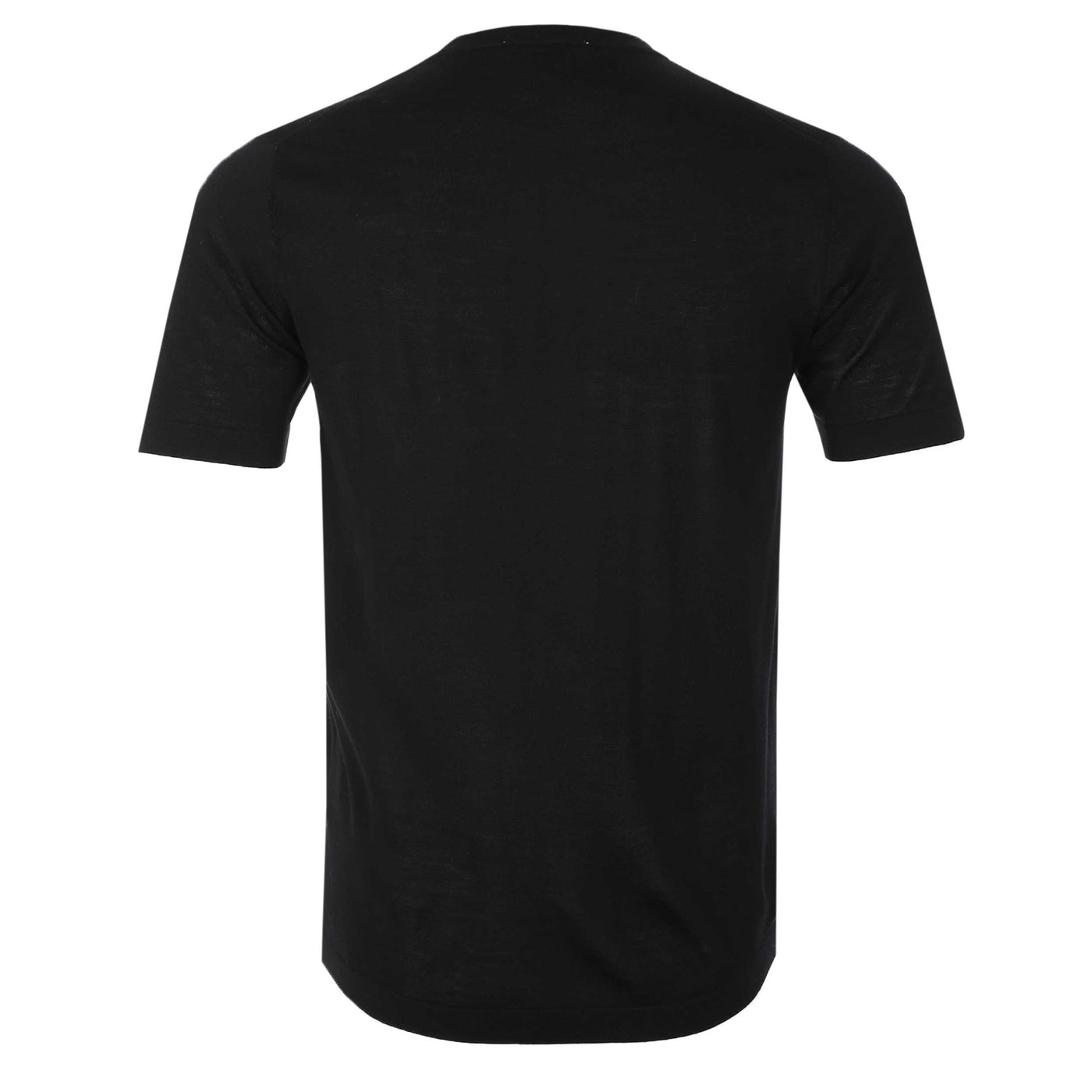 Thomas Maine Merino T-Shirt in Black Back