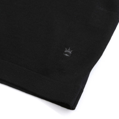 Thomas Maine Merino T-Shirt in Black Logo