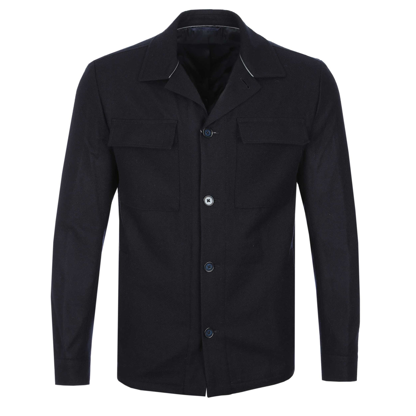 Thomas Maine Monza Overshirt in Navy