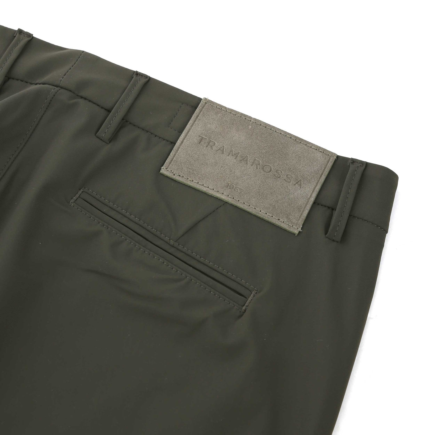 Tramarossa Luis Tech Trouser in Military Khaki Logo2