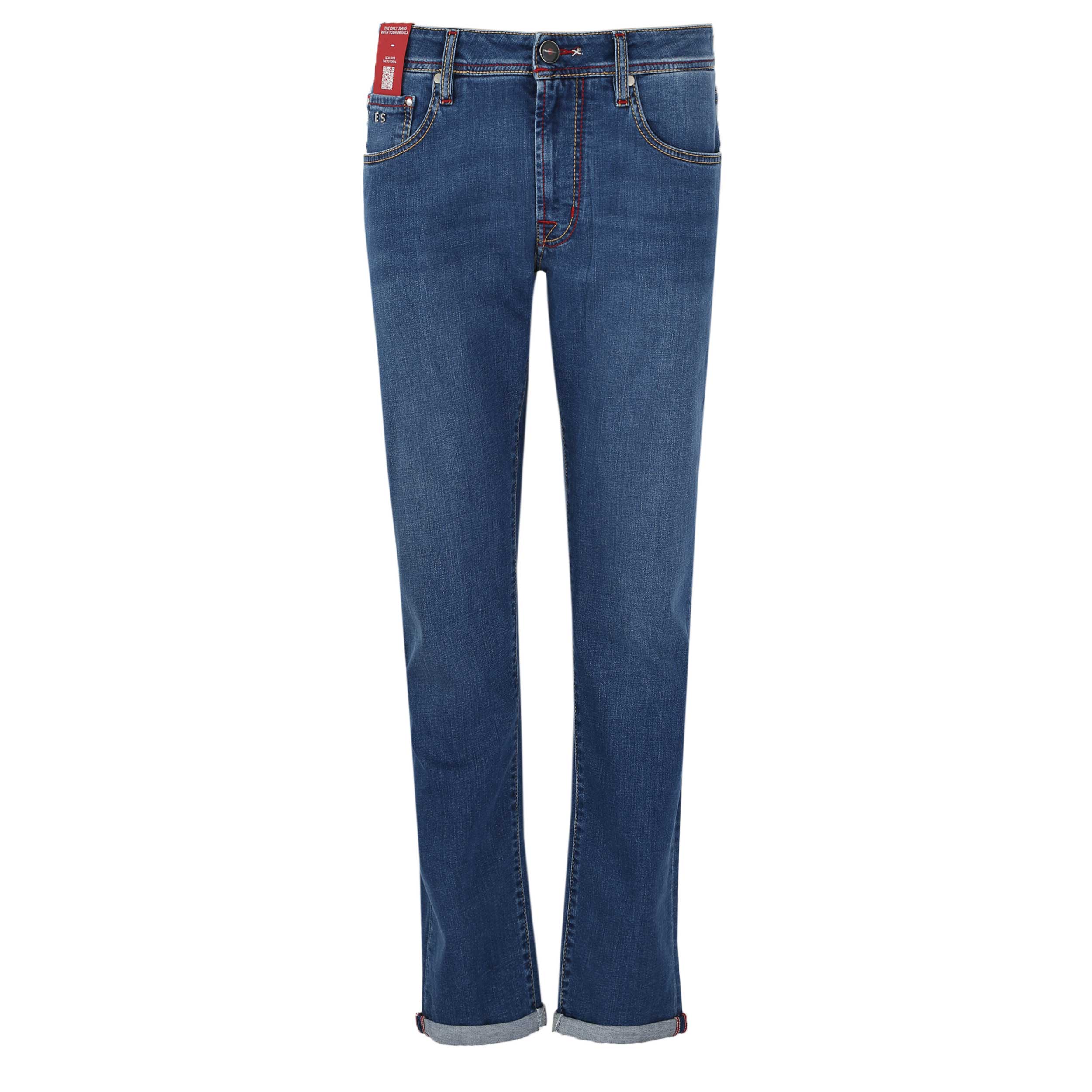 Tramarossa Michelangelo Jean in Mid Blue Wash