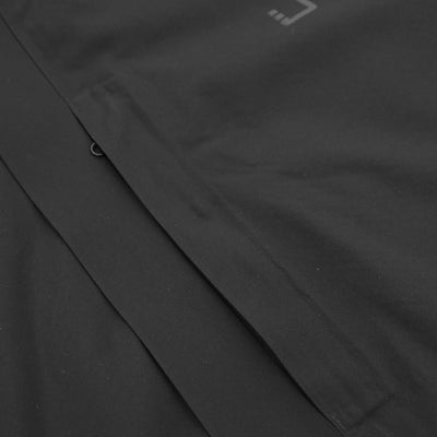 UBR Black Storm Coat in Black Chest Pocket