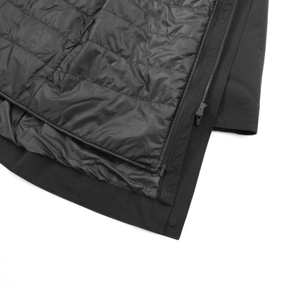 UBR Black Storm Coat in Black Interior