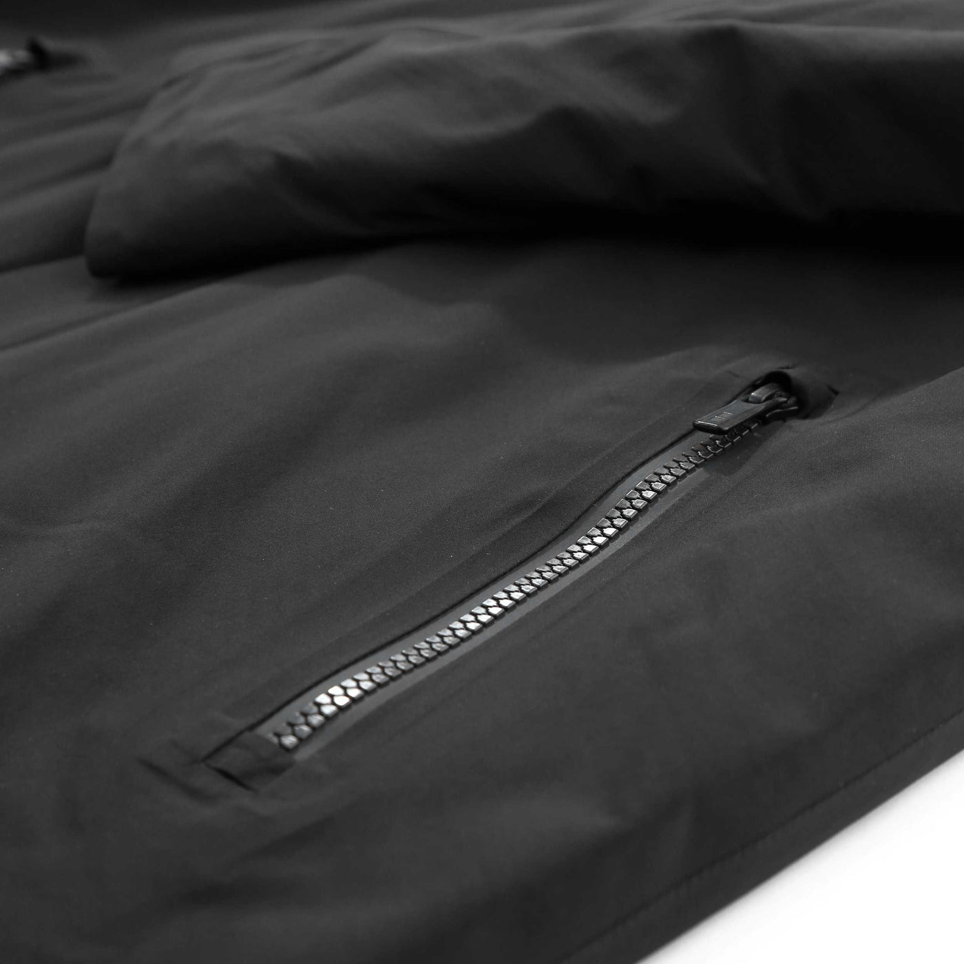 UBR Black Storm Coat in Black Pocket