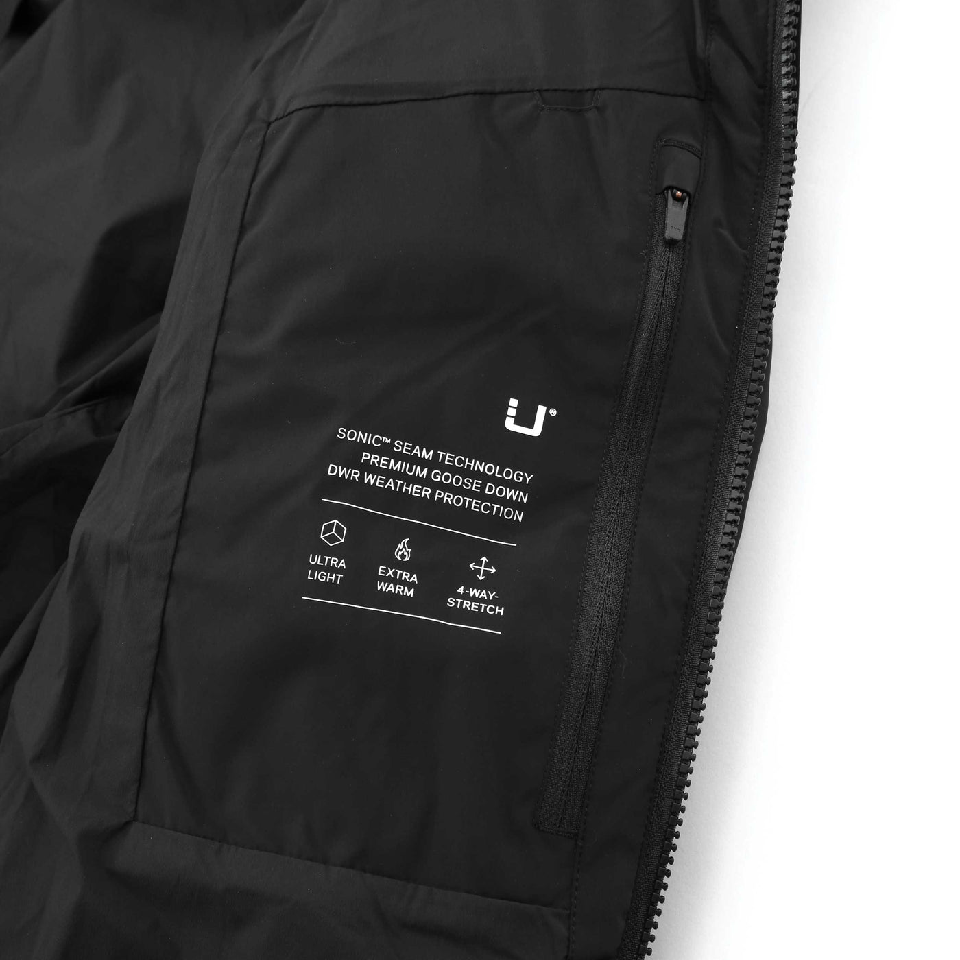 UBR Bolt Jacket in Black Detail