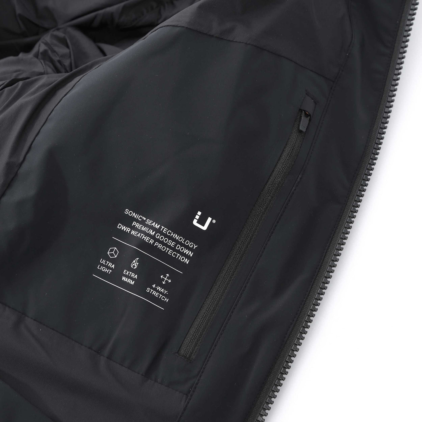 UBR Titan Jacket in Black Inside