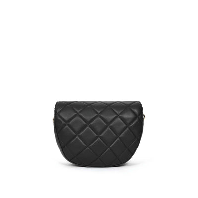Valentino Bags Bigs Quilt Shoulder Bag in Black Back