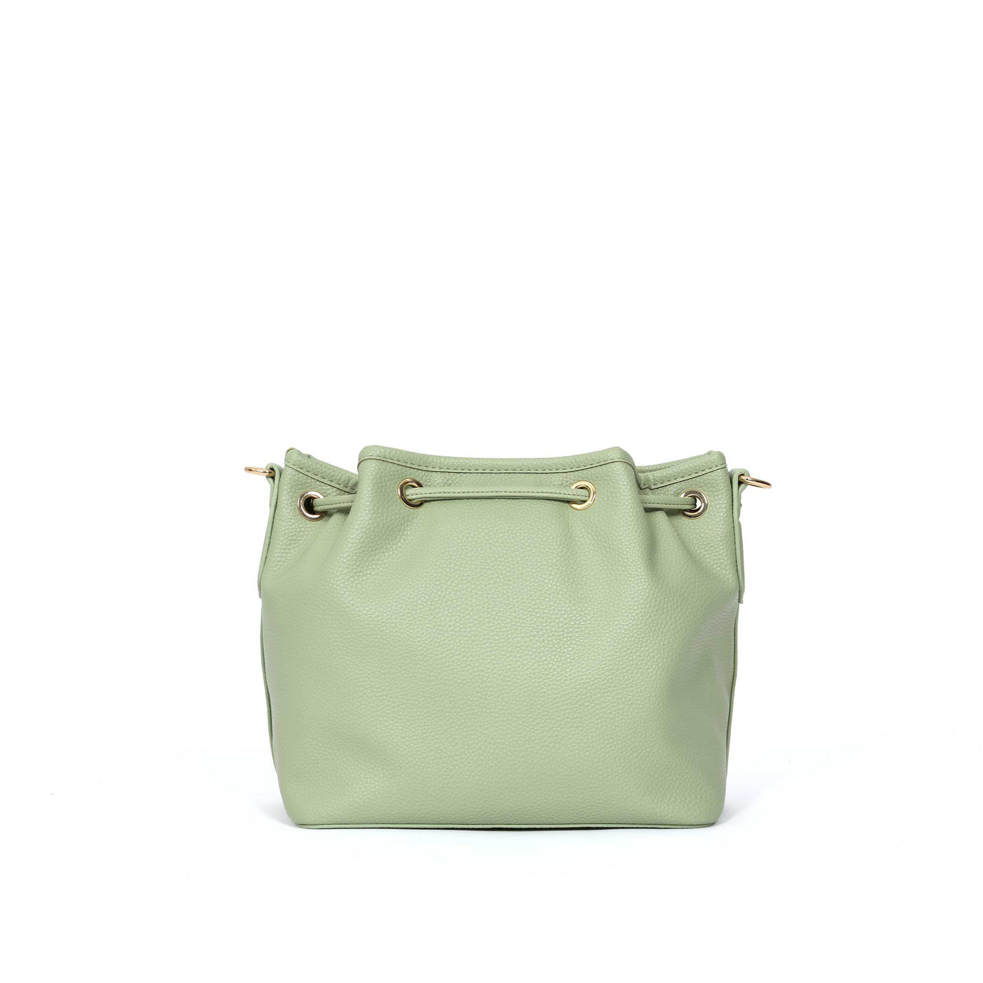 Valentino Bags Brixton Ladies Bucket Bag in Salvia Green Back