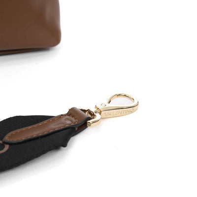 Valentino Bags Chamonix RE Mini Shopper Ladies Bag in Brown Clasp