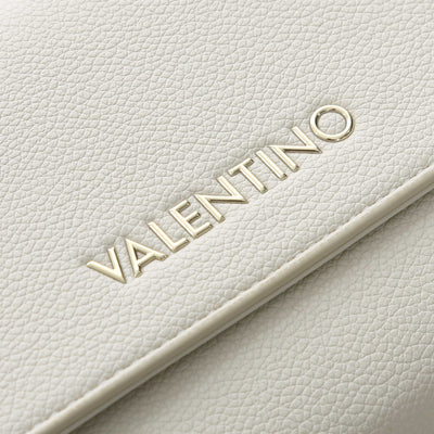 Valentino Bags Doris RE Ladies Crossbody Purse in Ecru Logo