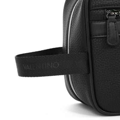 Valentino Bags Efeo Washbag in Black Carry Handle