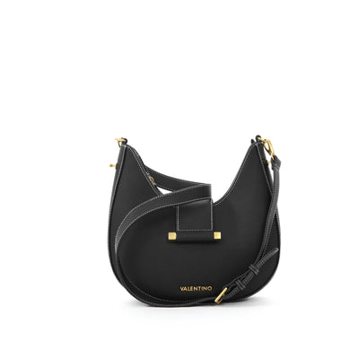 Valentino Bags Frosty RE Ladies Shoulder Bag in Black Front