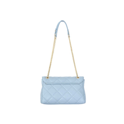 Valentino Bags Ocarina Ladies Shoulder Bag in Polvere Blue Back