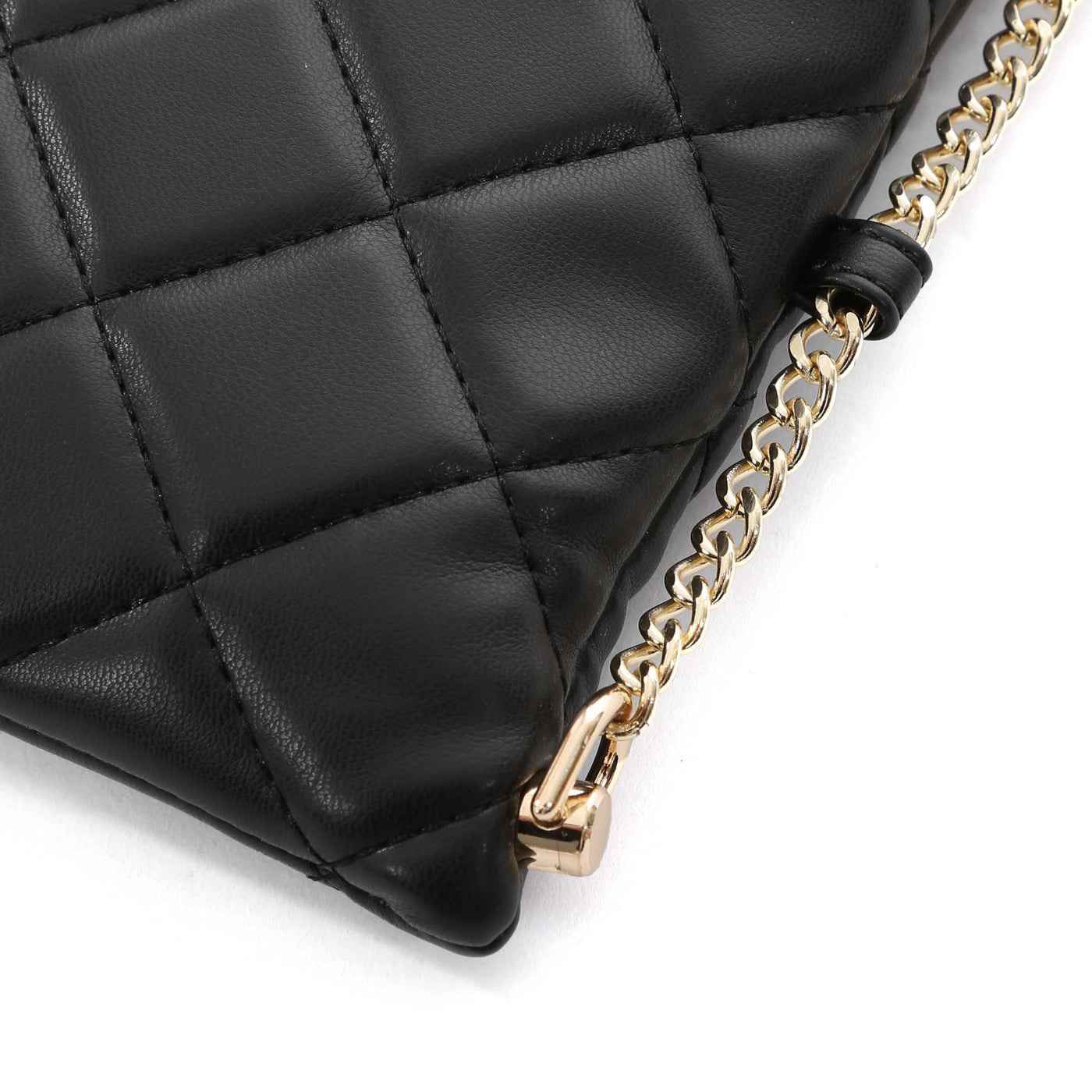 Valentino Bags Ocarina Ladies Shoulder Strap Bag in Black Chain Detail