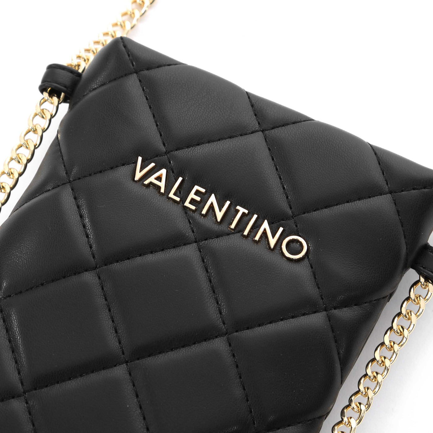 Valentino Bags Ocarina Ladies Shoulder Strap Bag in Black Logo