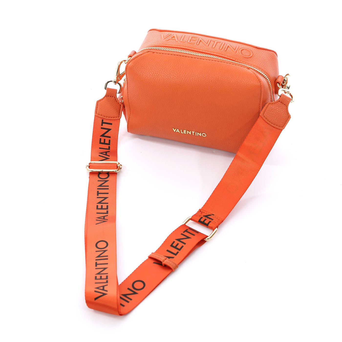 Valentino Bags Pattie Camera Bag in Arancio Orange Front