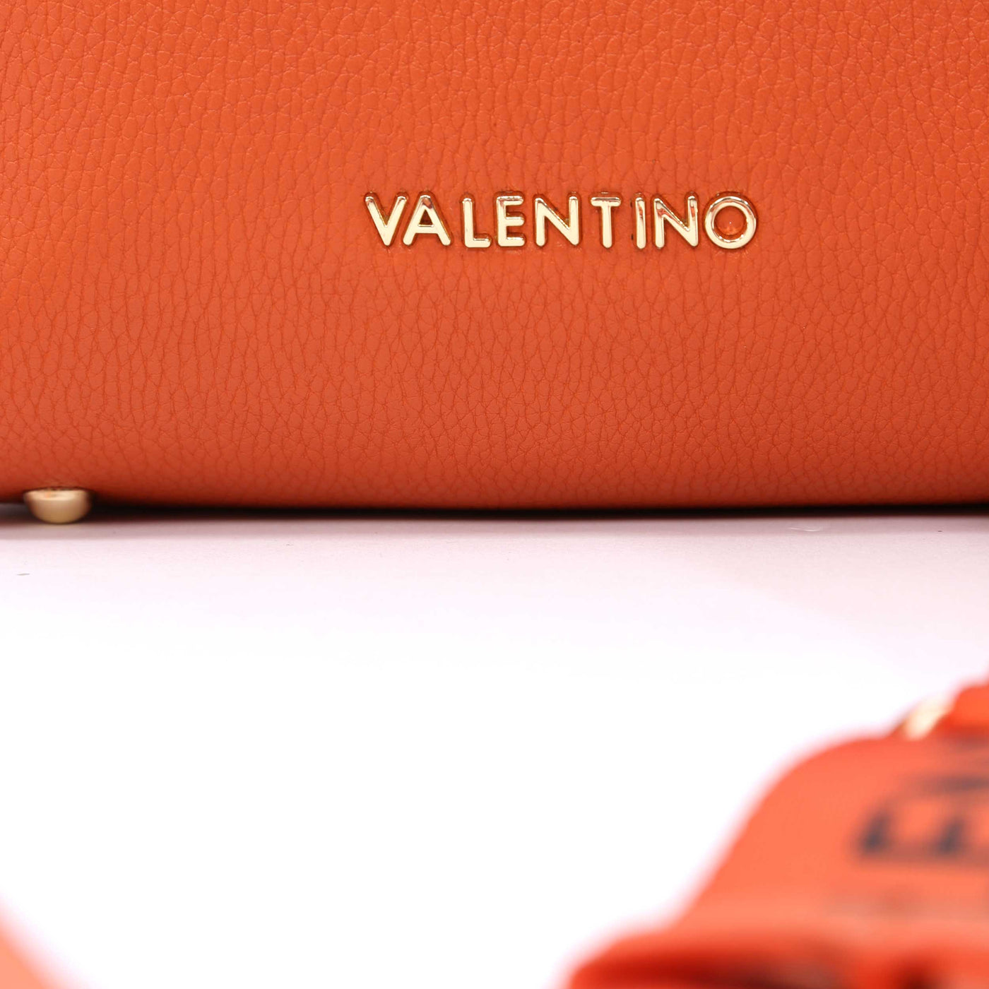 Valentino Bags Pattie Camera Bag in Arancio Orange Logo