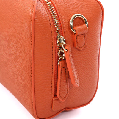 Valentino Bags Pattie Camera Bag in Arancio Orange Zip