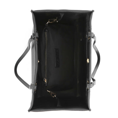 Valentino Bags Post RE Shopper Bag in Black Inside