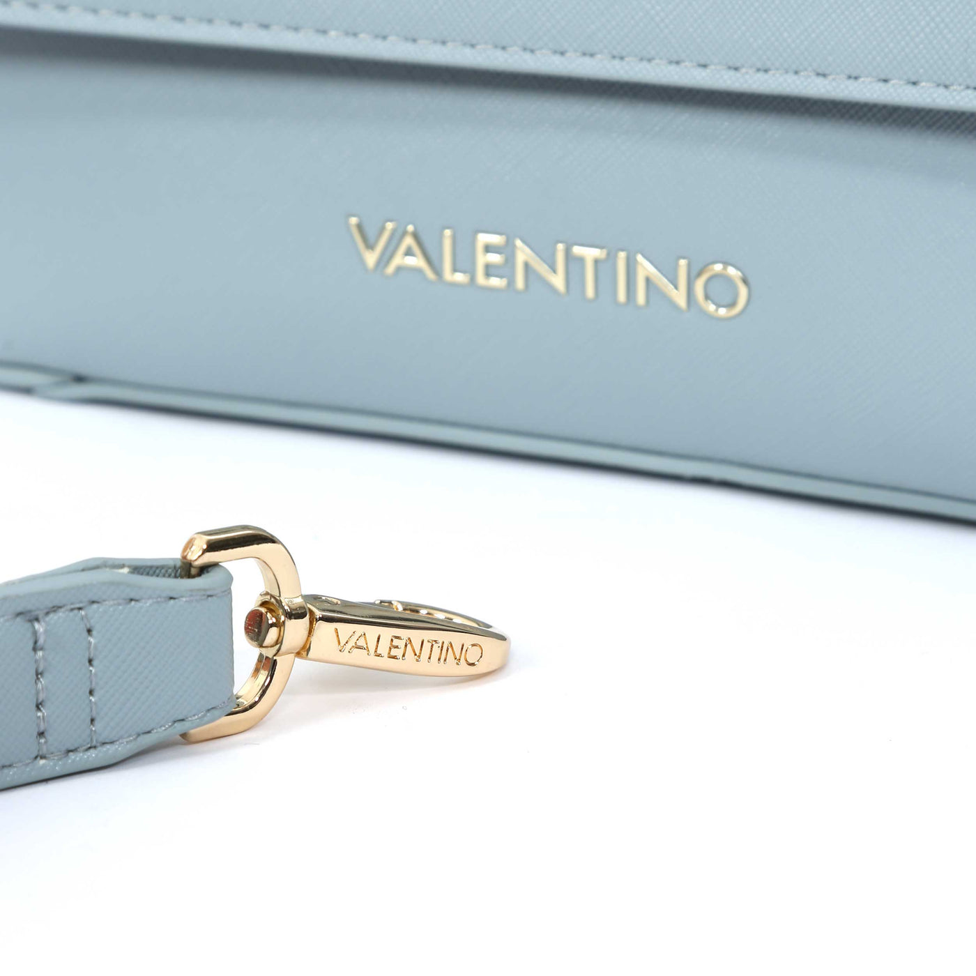 Valentino Bags V Zero RE Ladies Shoulder Bag in Polvere Blue Clasp