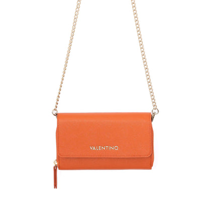 Valentino Bags Zero RE Ladies Cross Body Purse in Arancio Orange Front