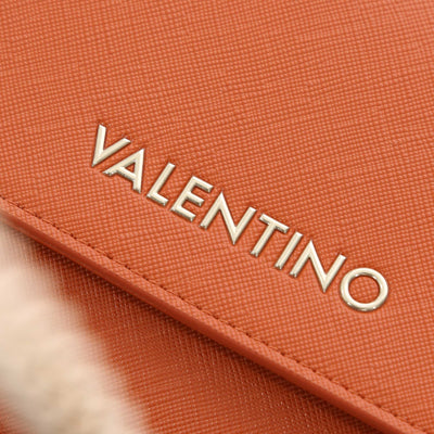 Valentino Bags Zero RE Ladies Cross Body Purse in Arancio Orange Logo