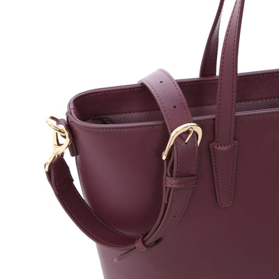Valentino Bags Zero RE Tote Shopper Bag in Plum Detail