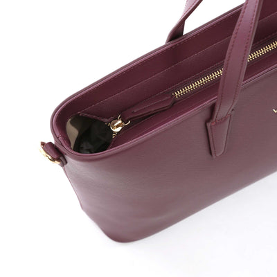 Valentino Bags Zero RE Tote Shopper Bag in Plum Zip