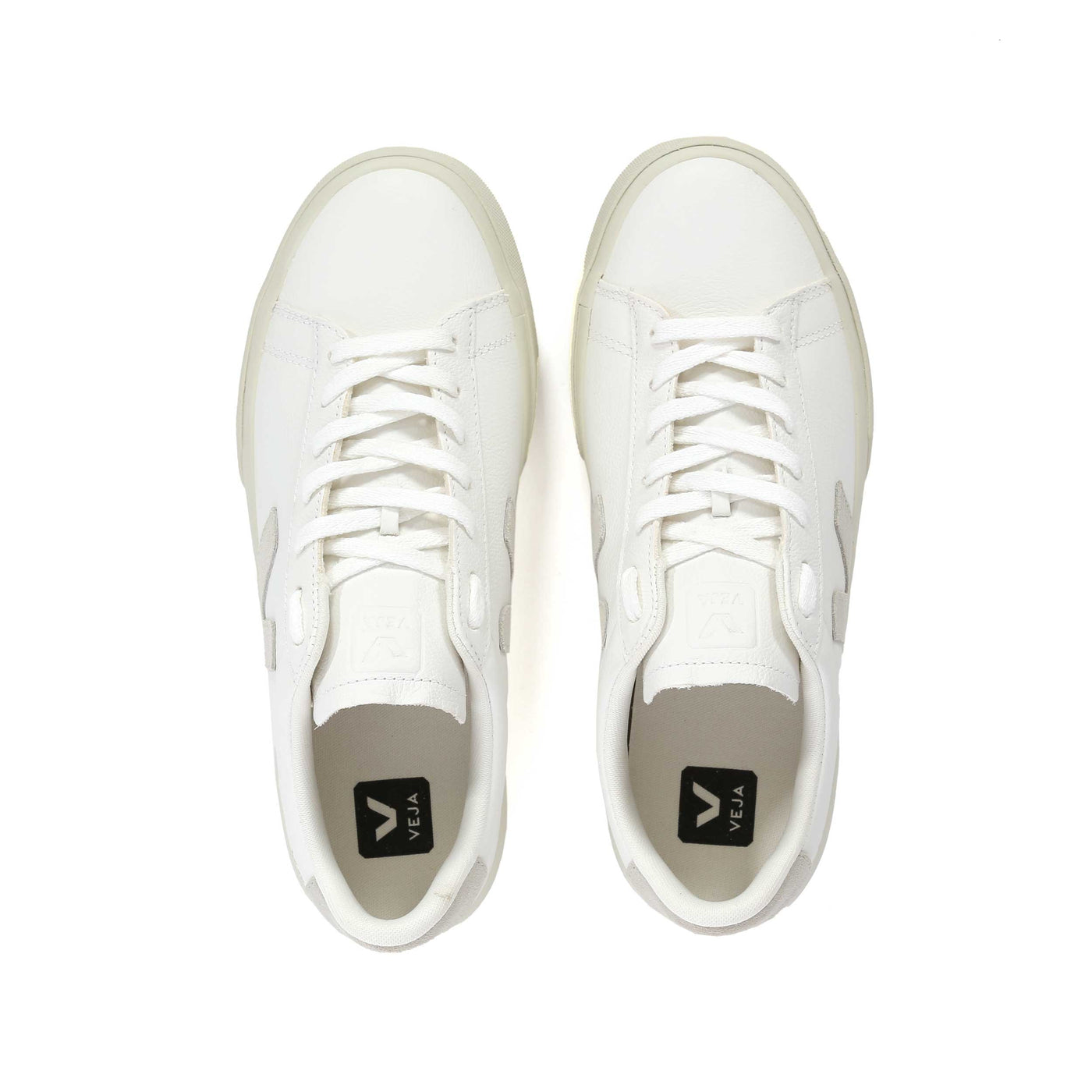 Veja Campo Trainer in Extra White & Natural Suede Birdseye