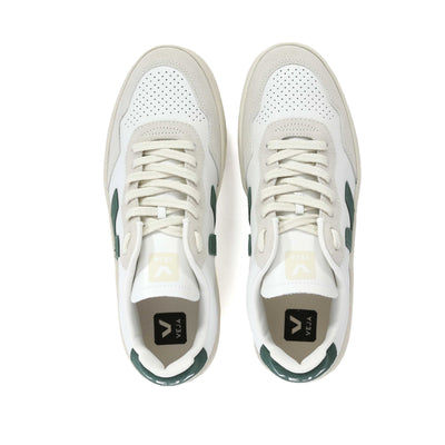 Veja V-90 Trainer in Extra White & Cyprus Birdseye