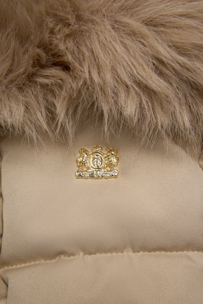 Holland Cooper Vostock Belted Coat in Stone