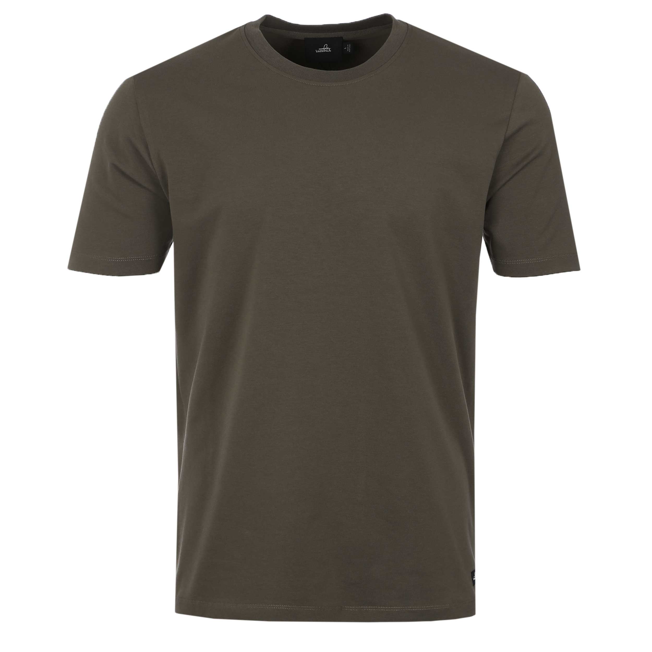 Wahts Berkley Jersey Stretch T Shirt in Dark Olive