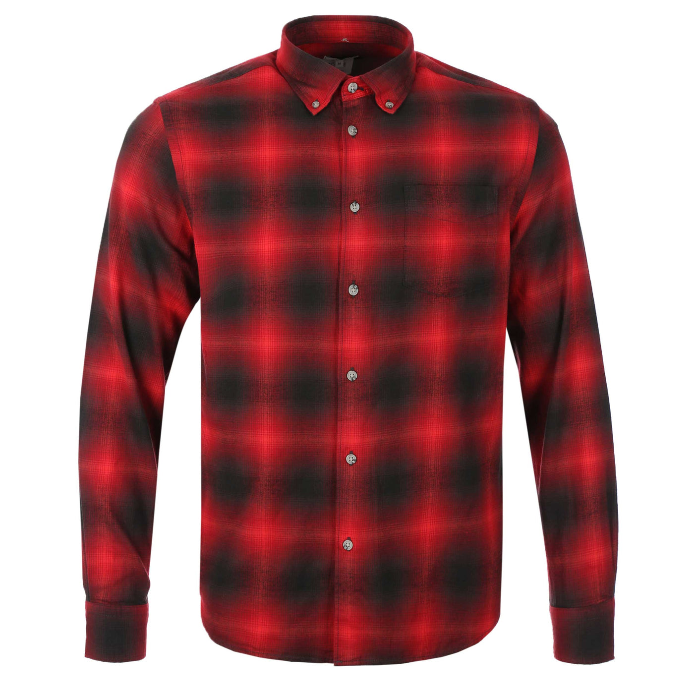 Woolrich Light Flannel Check Shirt in Red Check