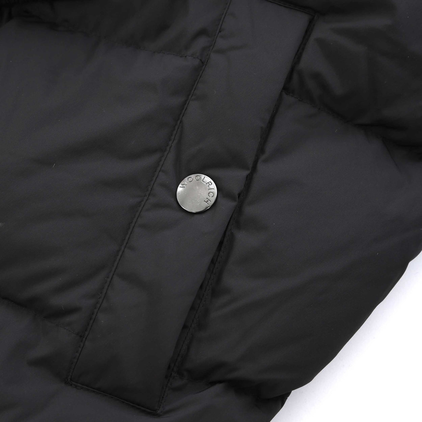 Woolrich Premium Down Jacket in Black Pocket