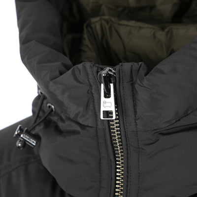 Woolrich Premium Down Jacket in Black Zip