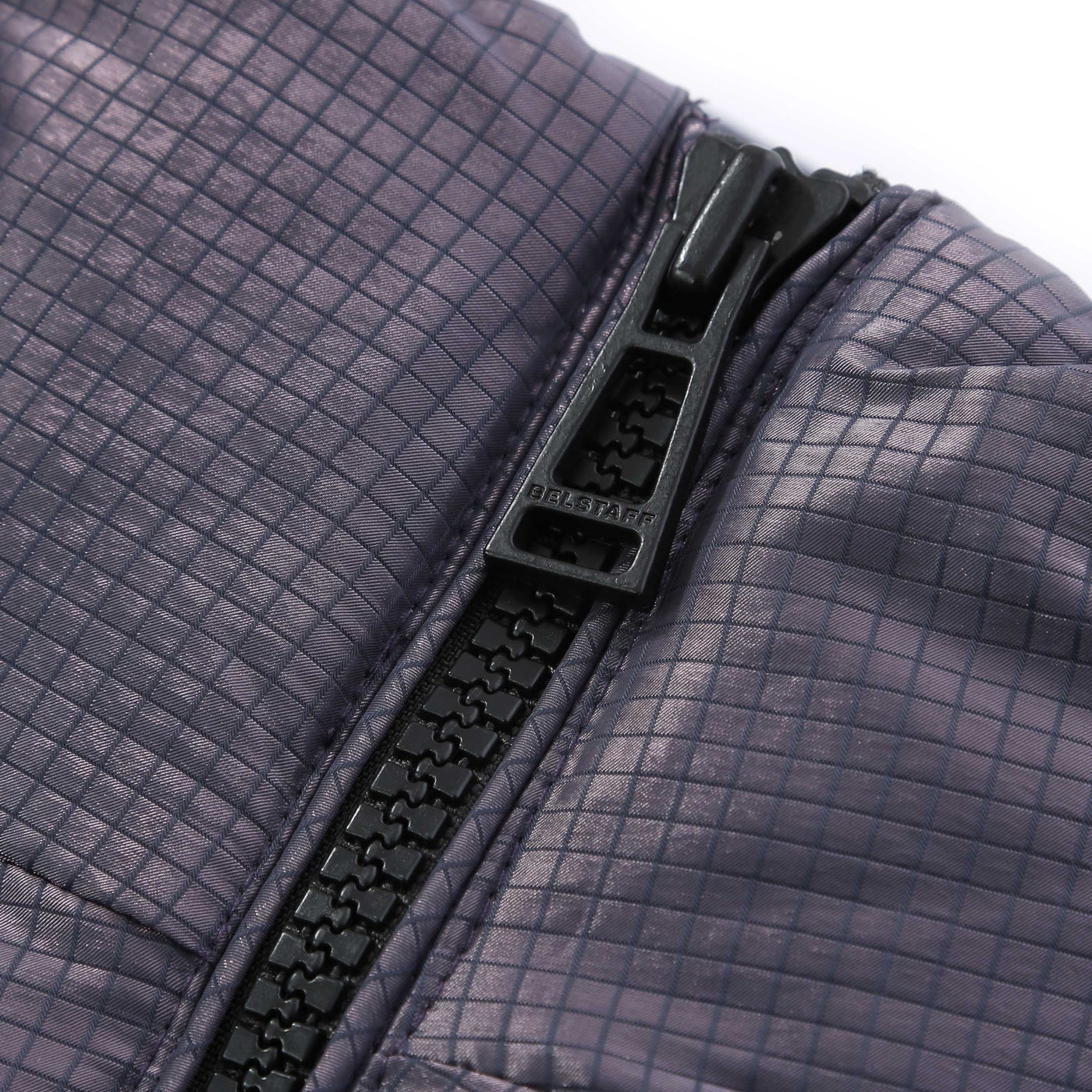 Belstaff Grid Paxton Jacket in Dark Garnet Zip