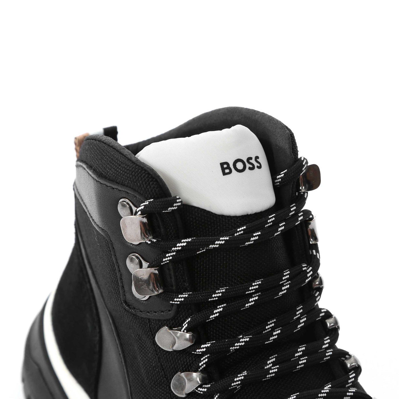 BOSS Chester_Halb_Itcorny Boot in Black Logo