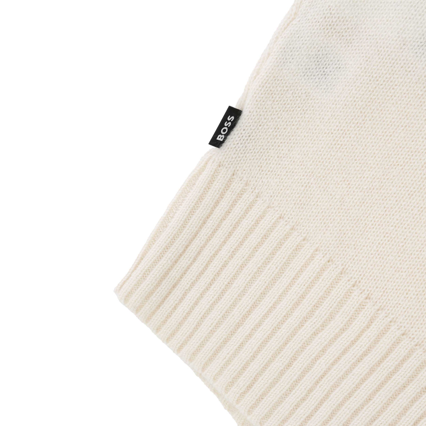 BOSS Maglio Knitwear in Open White Logo