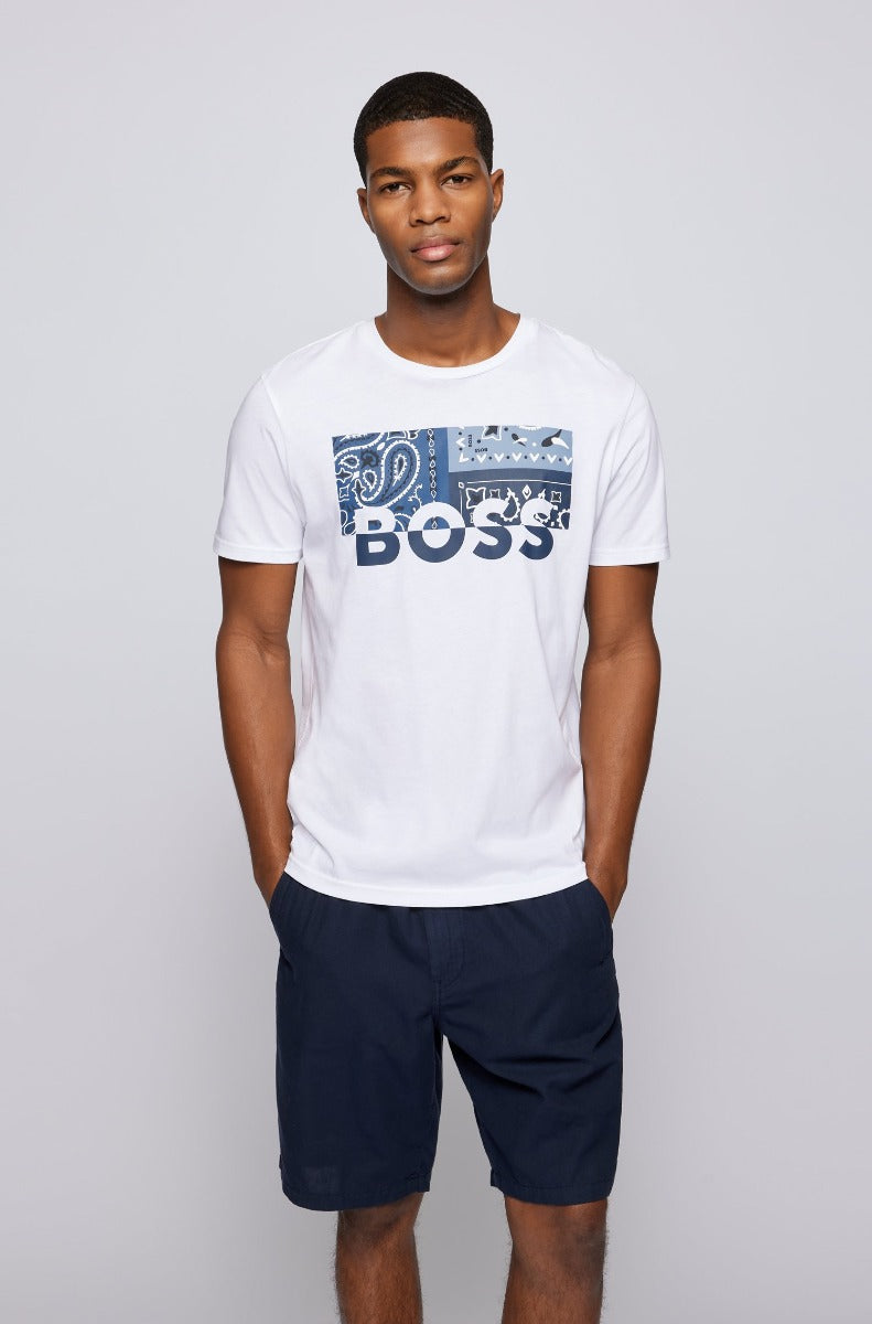 BOSS Thinking 3 T-Shirt in White