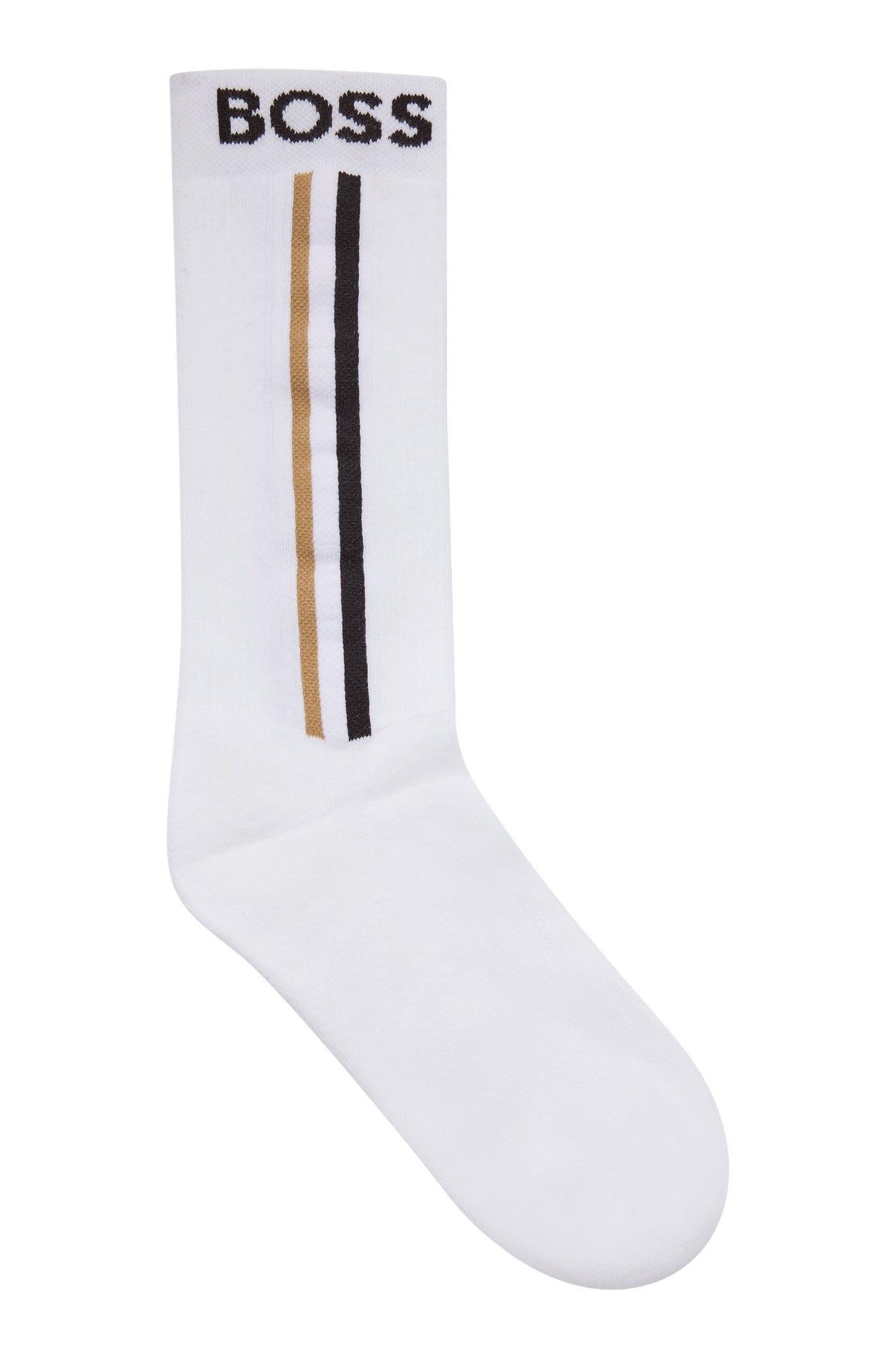 BOSS RS Rib Iconic CC Sock in White