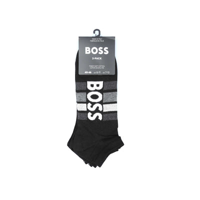 BOSS 2P AS Stripe CC Sock in Black